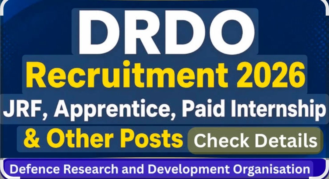 DRDO DEBEL Paid Internship Recruitment 2026: ಫೈನಲ್ ಇಯರ್ ವಿದ್ಯಾರ್ಥಿಗಳಿಗೆ ₹30,000 ಸಂಬಳದ ಇಂಟರ್ನ್‌ಶಿಪ್ ಅವಕಾಶ, ತಕ್ಷಣ ಅರ್ಜಿ ಸಲ್ಲಿಸಿ